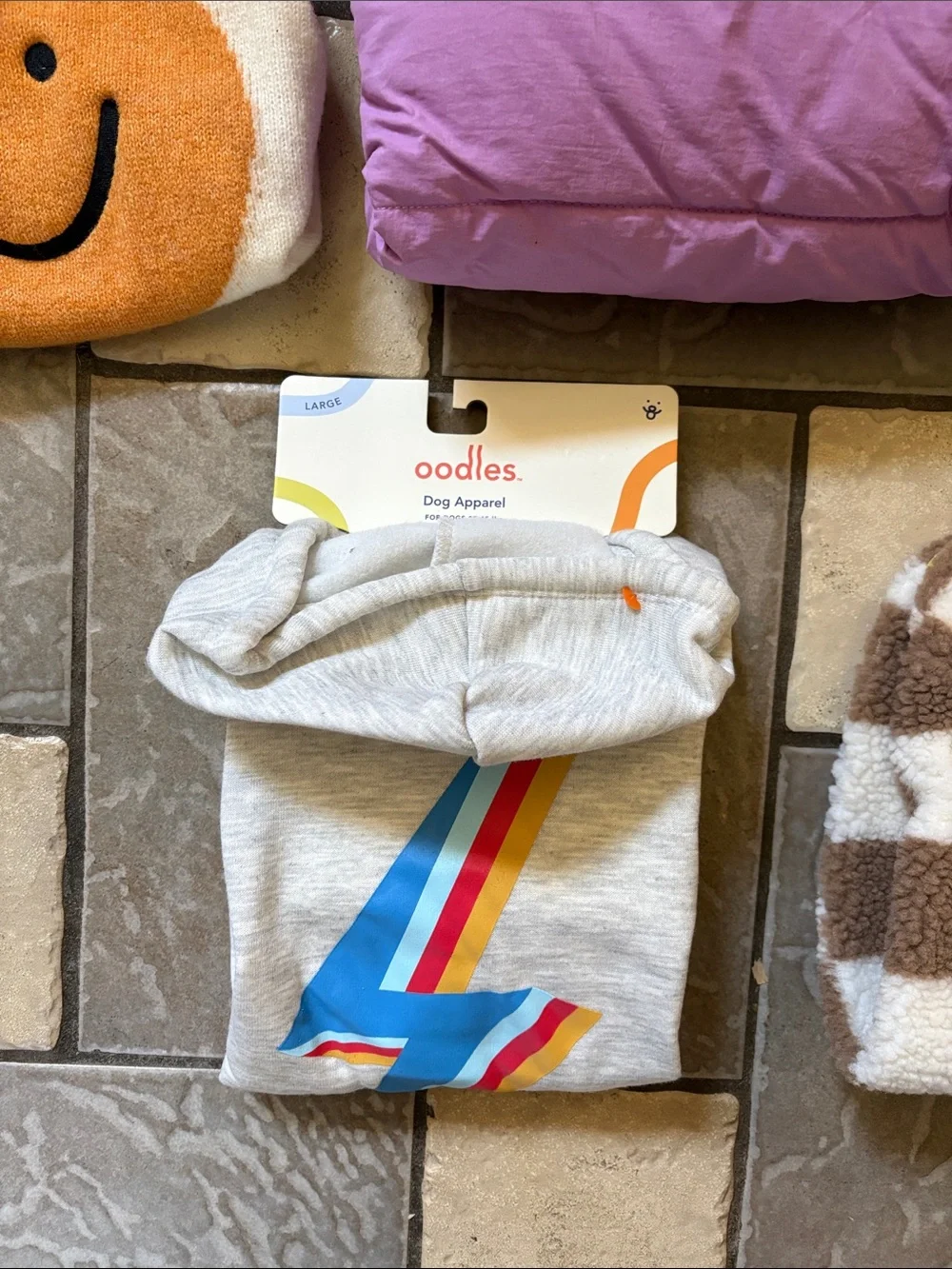 New Oodles Cozy Dog Winter Jackets - Assorted Colors (Set of 5)